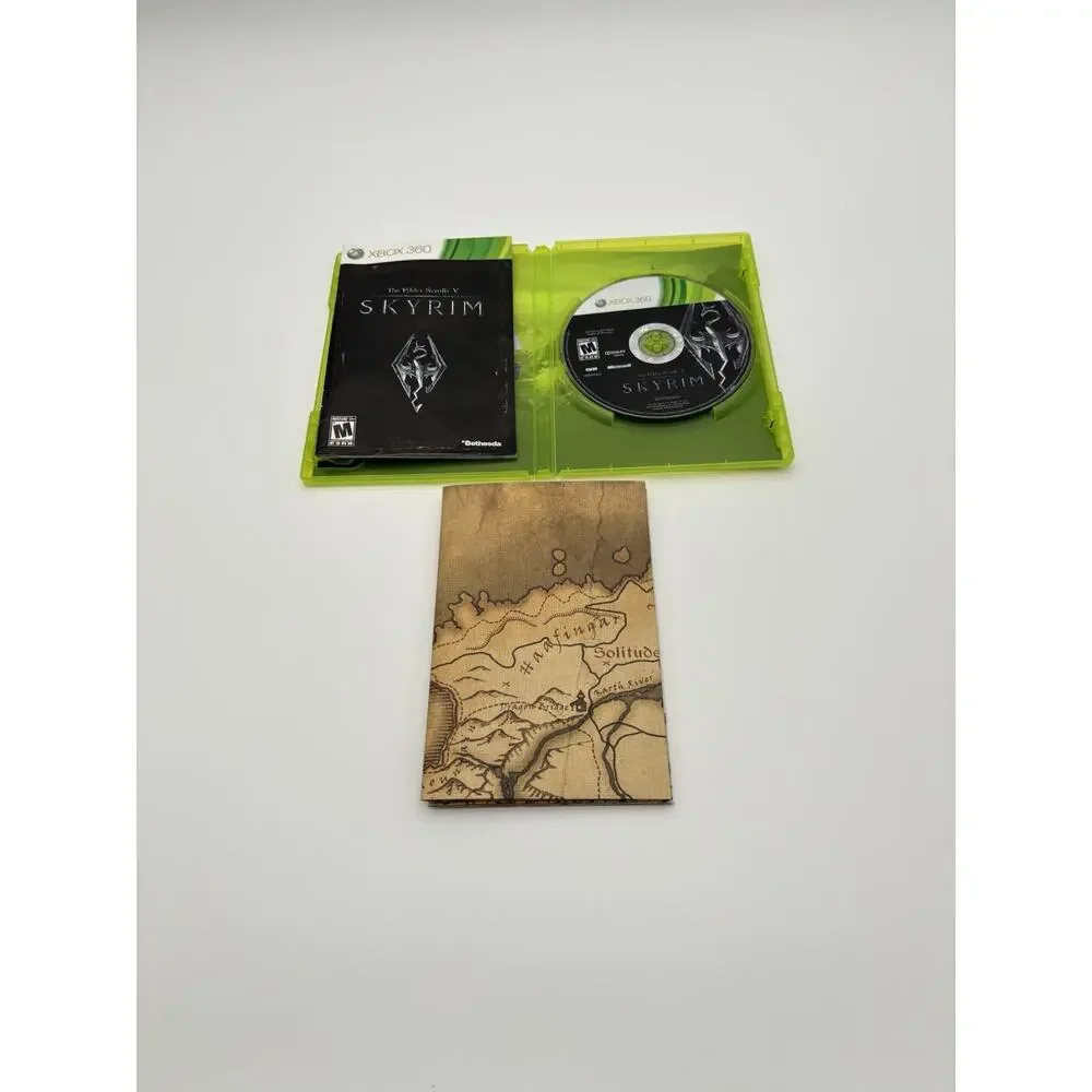 The Elder Scrolls V 5 Skyrim (Microsoft Xbox 360, 2011) Complete and Tested